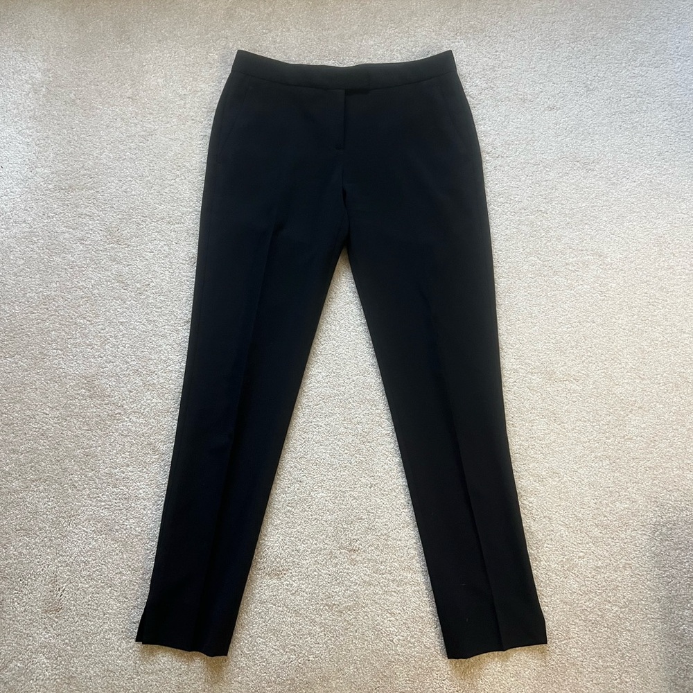 Theory Classic Black Tapered Dress Pants